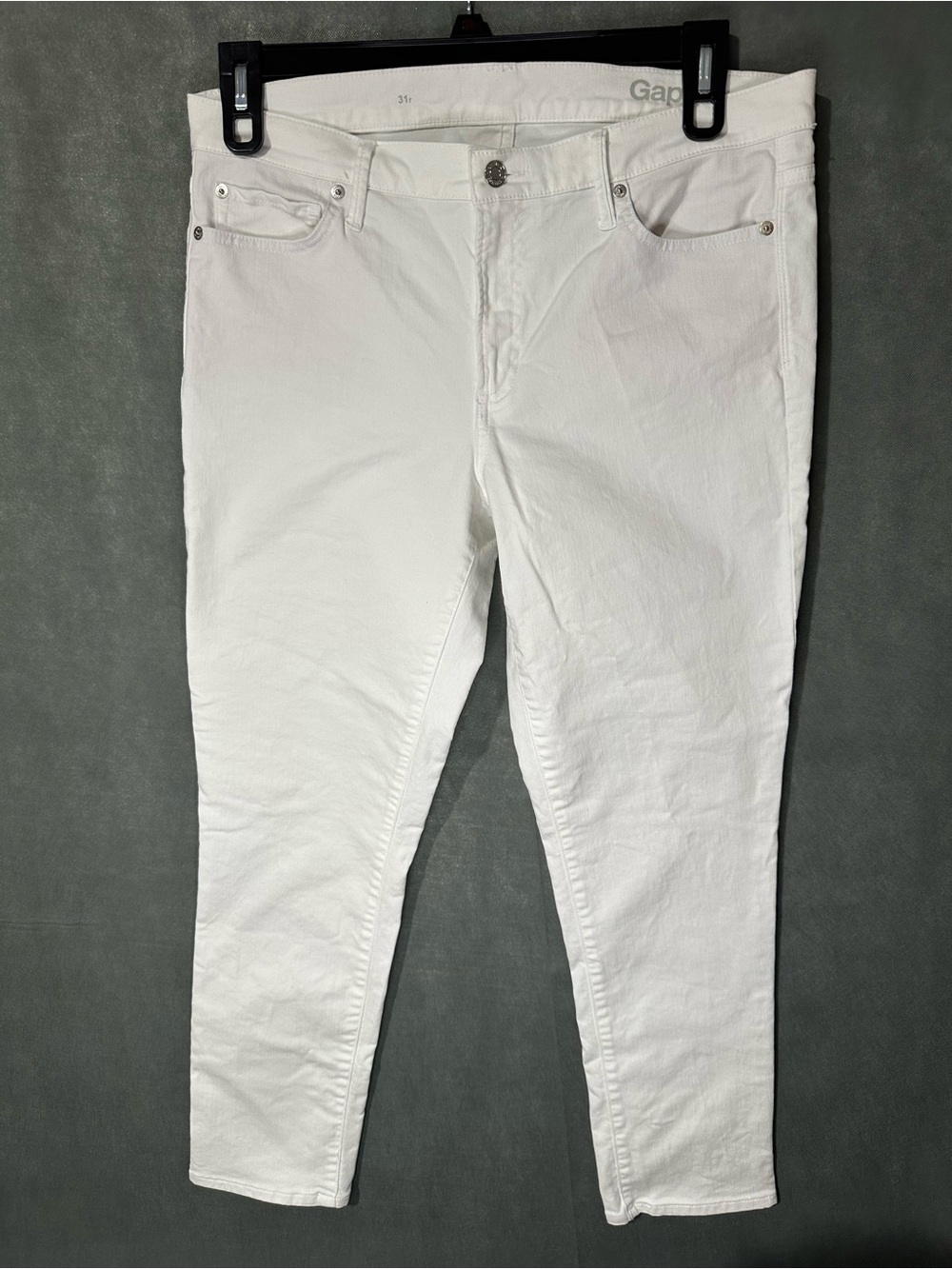 Gap 1969 White Denim Jeans – Size 31r – Classic Fit